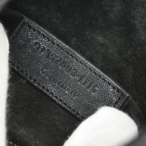 Saint Laurent Black Emmanuelle Fringe Shoulder Bag GT･357603･1115 115737 - Picture 9 of 9